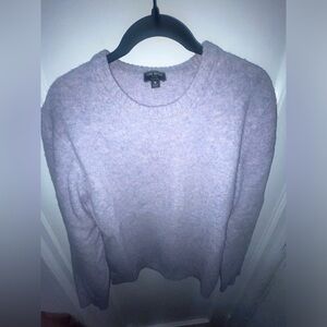 Todd Snyder Cambridge wool sweater ash violet M